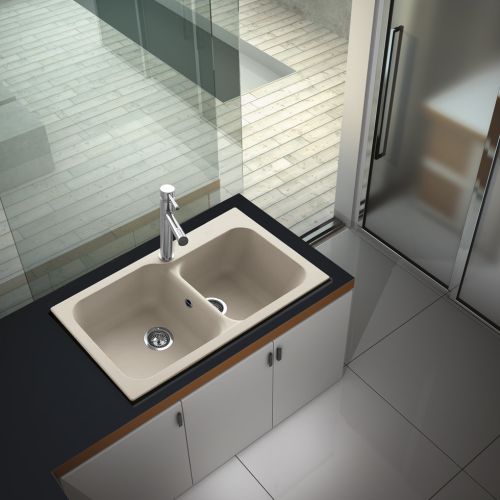 ΝΕΡΟΧΥΤΗΣ ΣΥΝΘΕΤΙΚΟΣ ΕΝΘΕΤΟΣ DURALIT KZ200 Blanco Artico 83x50 cm