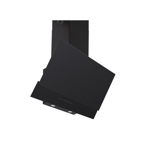 ΑΠΟΡΡΟΦΗΤΗΡΑΣ ΕΠΙΤΟΙΧΙΑ ΚΑΜΙΝΑΔΑ PYRAMIS Livelo Μαύρος Premium Μαύρο Γυαλί 60 cm