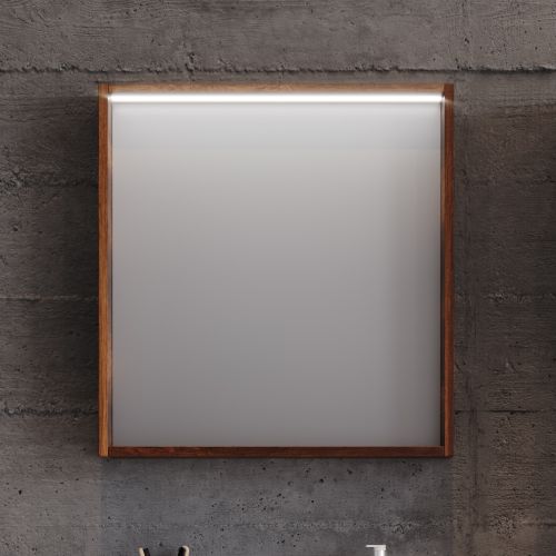 ΚΡΕΜΑΣΤΟΣ ΚΑΘΡΕΠΤΗΣ LED ΕΠΙΠΛΟ ΜΠΑΝΙΟΥ MARTIN LUNA Barok MDF 18mm Λάκα 65cm