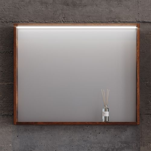 ΚΡΕΜΑΣΤΟΣ ΚΑΘΡΕΠΤΗΣ LED ΕΠΙΠΛΟ ΜΠΑΝΙΟΥ MARTIN LUNA Barok MDF 18mm Λάκα 85cm