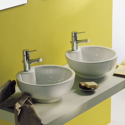 ΝΙΠΤΗΡΑΣ ΕΠΙΤΡΑΠΕΖΙΟΣ SCARABEO LUNA 8003 White Ø 40 cm