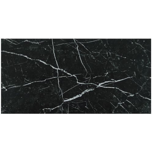 ΠΛΑΚΑΚΙ ΔΑΠΕΔΟΥ KARAG MARMO Black Gloria Σατινέ 60x120 cm