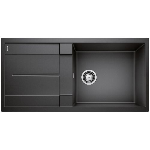 ΝΕΡΟΧΥΤΗΣ ΓΡΑΝΙΤΗ ΕΝΘΕΤΟΣ BLANCO METRA XL 6 S Anthracite 100x50 cm