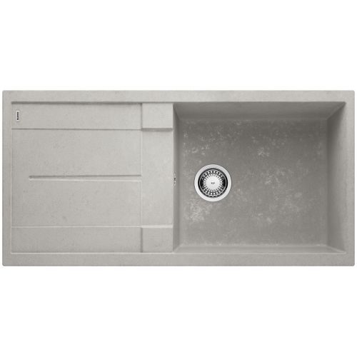 ΝΕΡΟΧΥΤΗΣ ΓΡΑΝΙΤΗ ΕΝΘΕΤΟΣ BLANCO METRA XL 6 S Beton Style 100x50 cm
