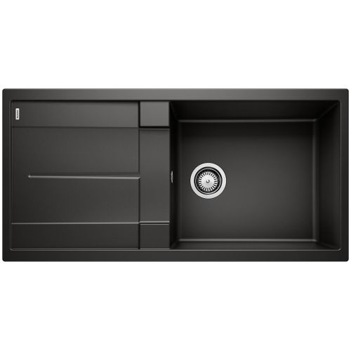 ΝΕΡΟΧΥΤΗΣ ΓΡΑΝΙΤΗ ΕΝΘΕΤΟΣ BLANCO METRA XL 6 S Black 100x50 cm