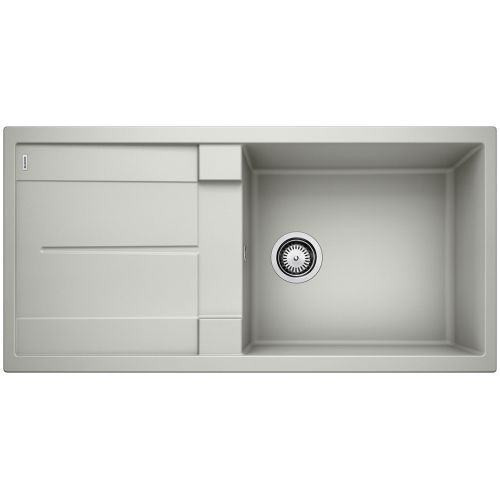 ΝΕΡΟΧΥΤΗΣ ΓΡΑΝΙΤΗ ΕΝΘΕΤΟΣ BLANCO METRA XL 6 S Pearl Grey 100x50 cm