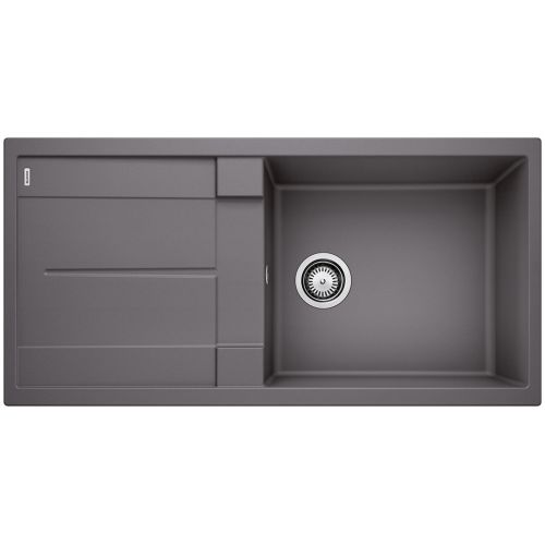 ΝΕΡΟΧΥΤΗΣ ΓΡΑΝΙΤΗ ΕΝΘΕΤΟΣ BLANCO METRA XL 6 S Rock Grey 100x50 cm