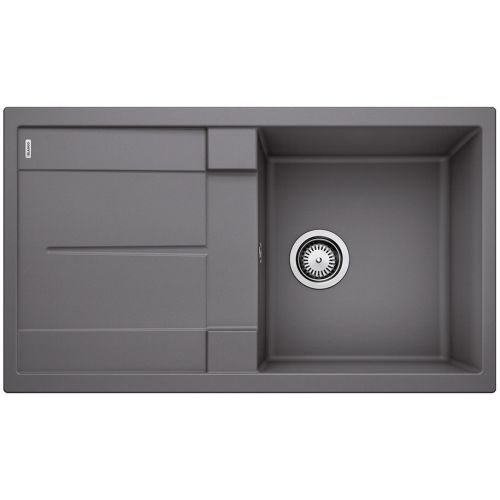ΝΕΡΟΧΥΤΗΣ ΓΡΑΝΙΤΗ ΕΝΘΕΤΟΣ BLANCO METRA 5 S Rock Grey 86x50 cm