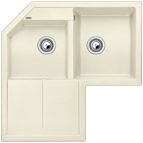 ΝΕΡΟΧΥΤΗΣ ΓΡΑΝΙΤΗ ΓΩΝΙΑΚΟΣ ΕΝΘΕΤΟΣ BLANCO METRA 9E Jasmine 83x83x50 cm