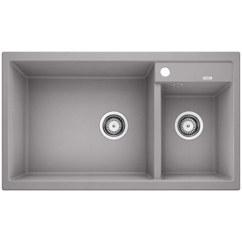 ΝΕΡΟΧΥΤΗΣ ΓΡΑΝΙΤΗ ΕΝΘΕΤΟΣ BLANCO METRA 9 Alu Metallic 86x50 cm