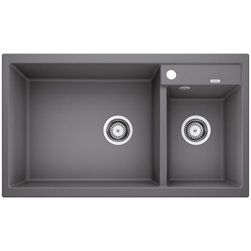 ΝΕΡΟΧΥΤΗΣ ΓΡΑΝΙΤΗ ΕΝΘΕΤΟΣ BLANCO METRA 9 Rock Grey 86x50 cm