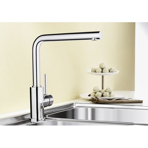 ΜΠΑΤΑΡΙΑ ΝΕΡΟΧΥΤΗ ΚΟΥΖΙΝΑΣ BLANCO MILA Chrome