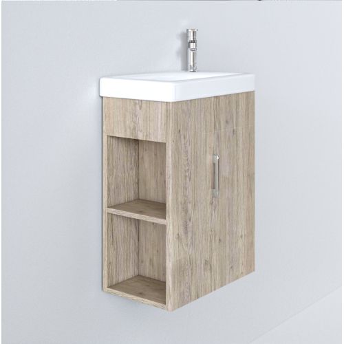 Σετ Έπιπλο Μπάνιου MARTIN MINI PLUS Beige 45 Πάγκο 44×29,5x66cm