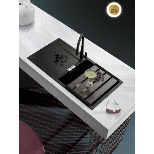 ΝΕΡΟΧΥΤΗΣ ΓΡΑΝΙΤΗ ΕΝΘΕΤΟΣ SCHOCK CRISTADUR MONO 15100 Polaris 100x51 cm