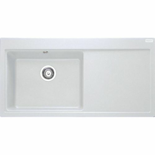ΝΕΡΟΧΥΤΗΣ ΓΡΑΝΙΤΗ FRANKE Mythos MTG 611 Polar White Ποδιά Δεξιά 100x51,5 cm