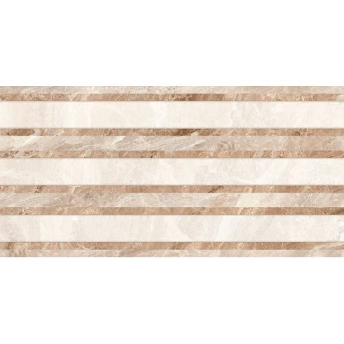 ΠΛΑΚΑΚΙ ΜΠΑΝΙΟΥ ΤΟΙΧΟΥ - ΔΑΠΕΔΟΥ KOLOSSOS NAIROBI Listone Marfil Decor 31,6x63,2 cm