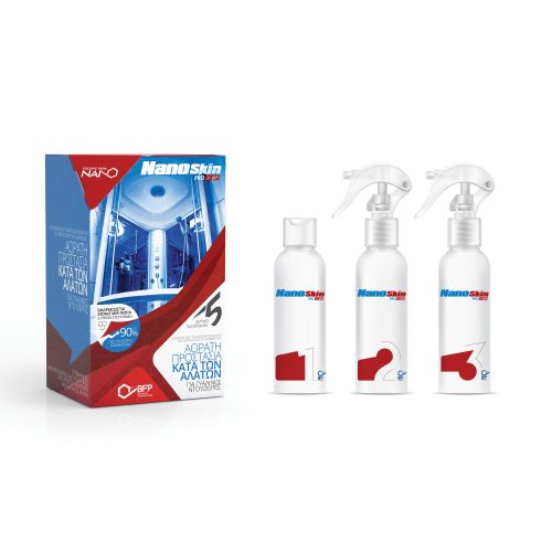 BFP NANO-SKIN PRO ΣΕΤ 3 ΠΡΟΪΟΝΤΩΝ ΝΑΝΟΝΟΤΕΧΝΟΛΟΓΙΑΣ ΓΙΑ ΓΥΑΛΙΝΕΣ ΕΠΙΦΑΝΕΙΕΣ