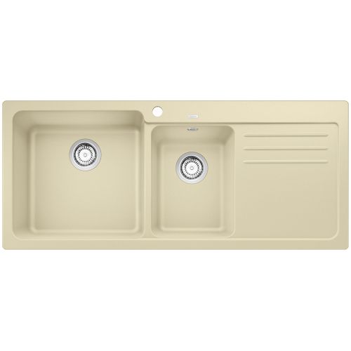 ΝΕΡΟΧΥΤΗΣ ΓΡΑΝΙΤΗ ΕΝΘΕΤΟΣ BLANCO NAYA 8 S Champagne 116x50 cm Ποδιά Δεξιά