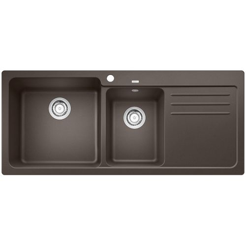 ΝΕΡΟΧΥΤΗΣ ΓΡΑΝΙΤΗ ΕΝΘΕΤΟΣ BLANCO NAYA 8 S Coffee 116x50 cm Ποδιά Δεξιά