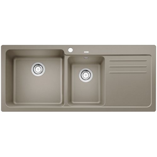 ΝΕΡΟΧΥΤΗΣ ΓΡΑΝΙΤΗ ΕΝΘΕΤΟΣ BLANCO NAYA 8 S Tartufo 116x50 cm Ποδιά Δεξιά