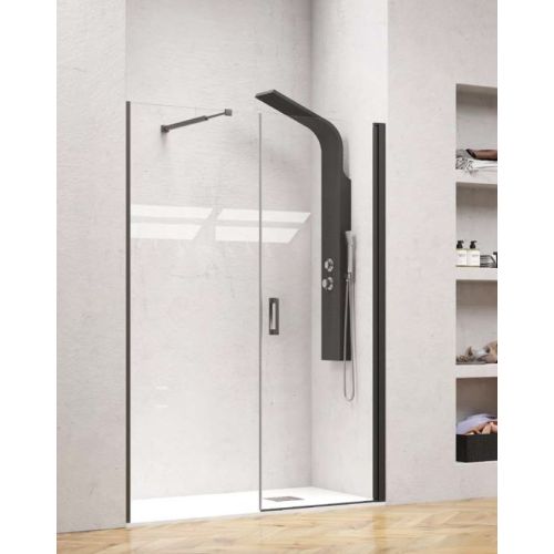 ΚΑΜΠΙΝΑ ΝΤΟΥΖΙΕΡΑΣ ΑΠΟ ΤΟΙΧΟ ΣΕ ΤΟΙΧΟ Karag NERO 6 PORTA (155 x h 200 cm) ΔΙΑΦΑΝΕΣ