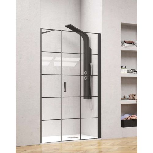 ΚΑΜΠΙΝΑ ΝΤΟΥΖΙΕΡΑΣ ΑΠΟ ΤΟΙΧΟ ΣΕ ΤΟΙΧΟ Karag NERO 5 PORTA (110 x h 200 cm) ΣΕΡΙΓΡΑΦΑΤΟ