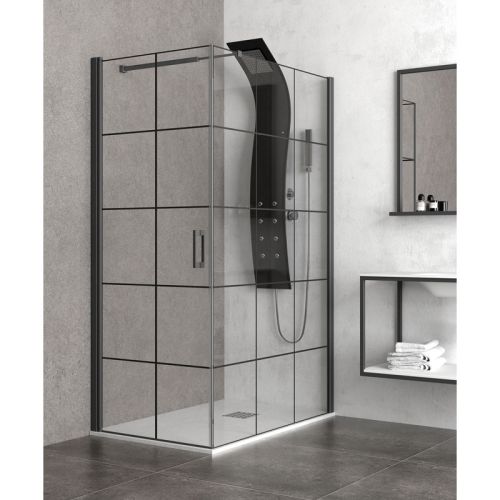 ΚΑΜΠΙΝΑ ΝΤΟΥΖΙΕΡΑΣ ΟΡΘΟΓΩΝΙΑ Karag NERO BOX (NERO PIVOT   NERO FREE 1) 70x80x200 cm