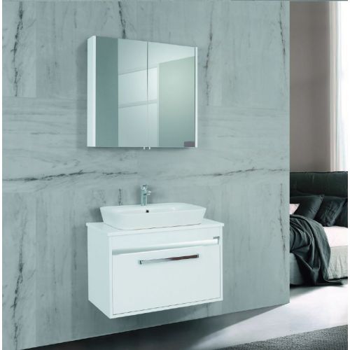 ΜΟΝΤΕΡΝΟ ΚΡΕΜΑΣΤΟ ΕΠΙΠΛΟΥ ΜΠΑΝΙΟΥ MARTIN NEXT WHITE 82 cm