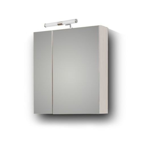 ΚΡΕΜΑΣΤΟ ΕΠΙΠΛΟΥ ΜΠΑΝΙΟΥ MARTIN OMEGA WHITE 60 - Καθρέφτη Νιπτήρα - Πάγκο 58x44x60cm Μελαμίνη 16mm πάχος