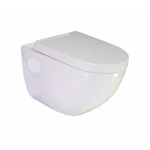 ΛΕΚΑΝΗ WC ΚΡΕΜΑΣΤΗ ΜΕ Soft Close ΚΑΛΥΜΜΑ GLORIA OMIKRON 56x35,5x35,5 cm