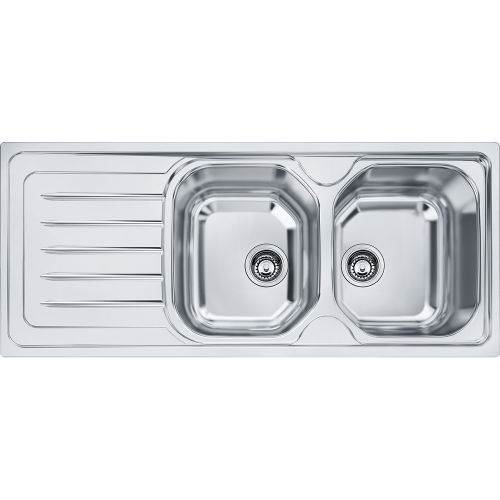 ΝΕΡΟΧΥΤΗΣ ΕΝΘΕΤΟΣ FRANKE ONDA LINE New Value OLX 621 Inox Λείος 116x50 cm