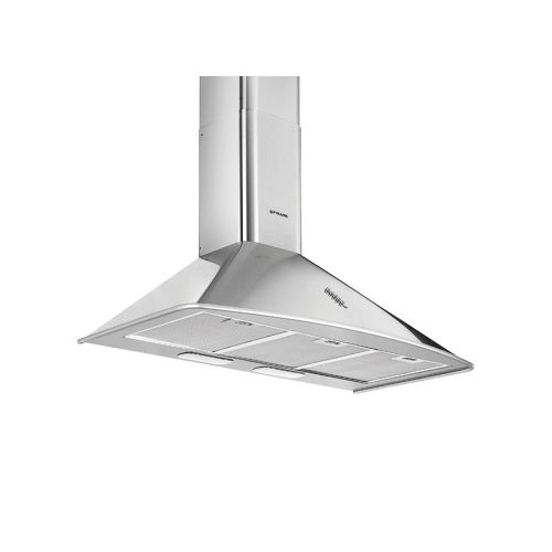 ΑΠΟΡΡΟΦΗΤΗΡΑΣ ΕΠΙΤΟΙΧΙΑ ΚΑΜΙΝΑΔΑ ΟΒΑΛ PYRAMIS Classic Inox 60 cm