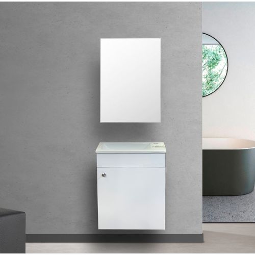 ΕΠΙΠΛΟ ΜΠΑΝΙΟΥ ΣΕΤ MARTIN PARMA White 50 cm