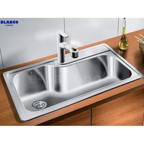 ΝΕΡΟΧΥΤΗΣ ΕΝΘΕΤΟΣ BLANCO PLENTA 9 Inox Λείος 86x50 cm