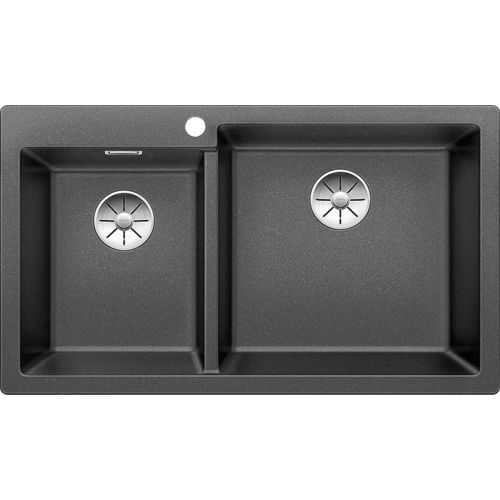 ΝΕΡΟΧΥΤΗΣ ΓΡΑΝΙΤΗ ΕΝΘΕΤΟΣ BLANCO PLEON 9 Anthracite 86x50 cm