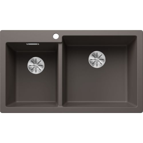ΝΕΡΟΧΥΤΗΣ ΓΡΑΝΙΤΗ ΕΝΘΕΤΟΣ BLANCO PLEON 9 Volcano Grey 86x50 cm