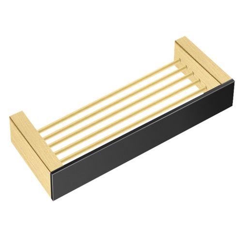 ΣΠΟΓΓΟΘΗΚΗ ΤΟΙΧΟΥ ΧΡΩΜΕ SANCO Allegory 25643-AB12-M116 Brushed Brass / Black Mat