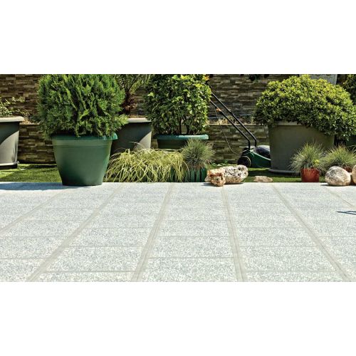 ΠΛΑΚΑΚΙ ΔΑΠΕΔΟΥ KOLOSSOS RAINSTONE Grey 40x60 cm