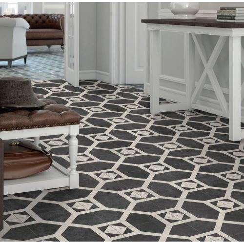 ΠΛΑΚΑΚΙ ΔΑΠΕΔΟΥ KARAG RETRO White 30x30 cm