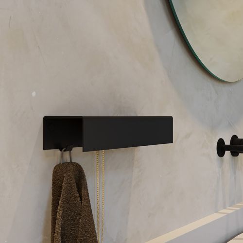 ΑΓΚΙΣΤΡΟ ΤΟΙΧΟΥ ΤΡΙΠΛO VERDI STRANTZA 7230405 Black Mat