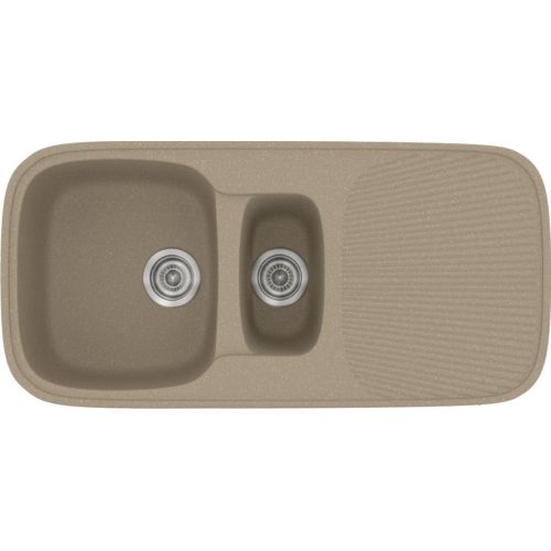 ΝΕΡΟΧΥΤΗΣ ΕΝΘΕΤΟΣ ΣΥΝΘΕΤΙΚΟΣ ΓΡΑΝΙΤΗ SANITEC Premium 301 (97x50 cm) Granite Taupe