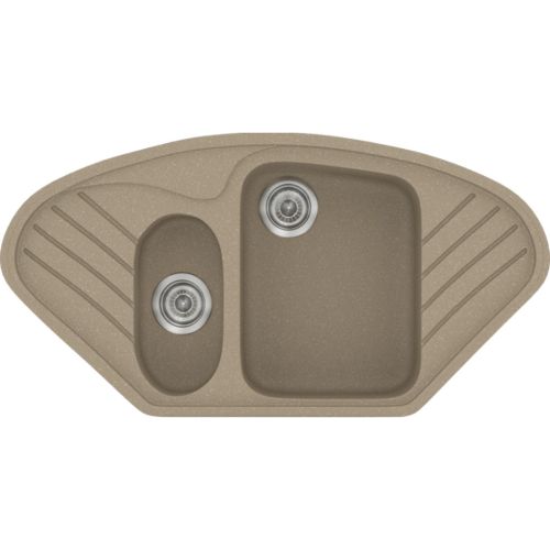ΝΕΡΟΧΥΤΗΣ ΕΝΘΕΤΟΣ ΣΥΝΘΕΤΙΚΟΣ ΓΡΑΝΙΤΗ SANITEC Harmony 302 (96x51 cm) Granite Taupe