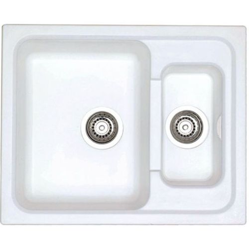 ΝΕΡΟΧΥΤΗΣ ΕΝΘΕΤΟΣ ΣΥΝΘΕΤΙΚΟΣ ΓΡΑΝΙΤΗ SANITEC Harmony 330 White (62x51 cm)