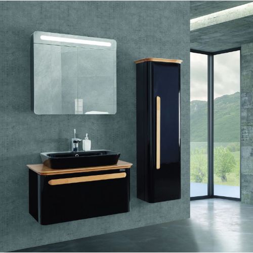 ΜΟΝΤΕΡΝΟ ΚΡΕΜΑΣΤΟ ΕΠΙΠΛΟΥ ΜΠΑΝΙΟΥ MARTIN SENSIO BLACK 86 cm