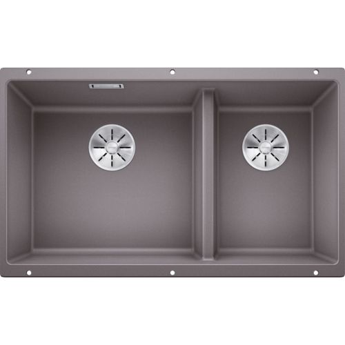 ΝΕΡΟΧΥΤΗΣ ΓΡΑΝΙΤΗ ΥΠΟΚΑΘΗΜΕΝΟΣ BLANCO Subline 430 / 270 U Alu Metallic 75,5x46 cm
