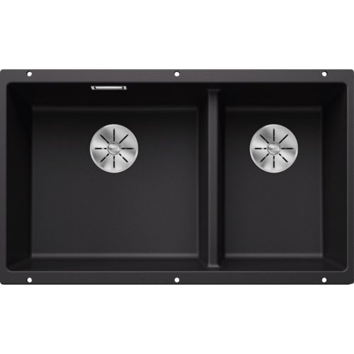 ΝΕΡΟΧΥΤΗΣ ΓΡΑΝΙΤΗ ΥΠΟΚΑΘΗΜΕΝΟΣ BLANCO Subline 430 / 270 U Black 75,5x46 cm