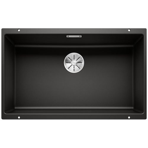 ΝΕΡΟΧΥΤΗΣ ΓΡΑΝΙΤΗ ΥΠΟΚΑΘΗΜΕΝΟΣ BLANCO SUBLINE 700 U Black 73x46 cm