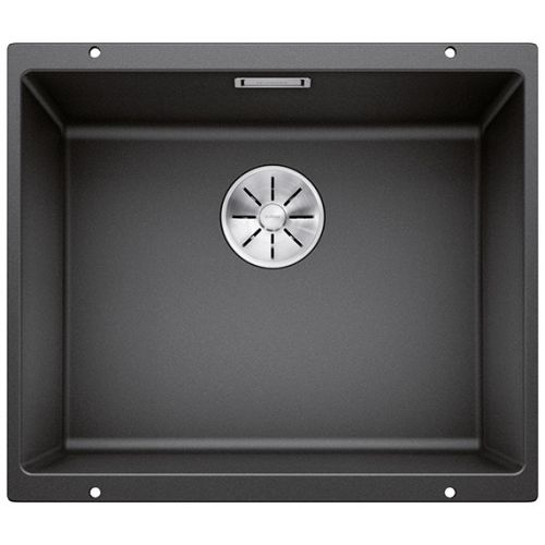 ΝΕΡΟΧΥΤΗΣ ΓΡΑΝΙΤΗ ΥΠΟΚΑΘΗΜΕΝΟΣ BLANCO SUBLINE 500 U Anthracite 53x46 cm