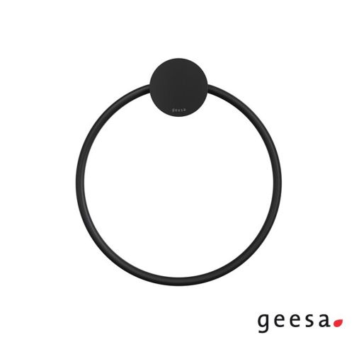 ΚΡΙΚΟΣ ΤΟΙΧΟΥ GEESA Opal 7204 Black Mat Ø182 mm