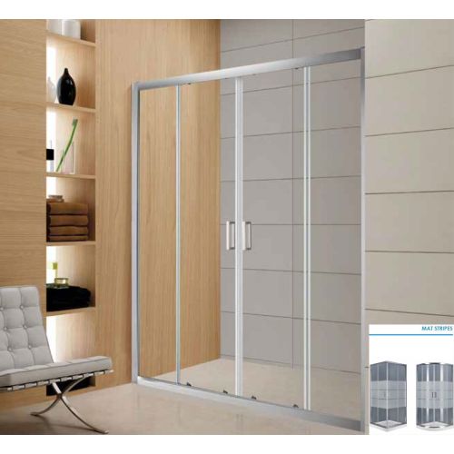 ΚΑΜΠΙΝΑ ΠΟΡΤΑ ΝΤΟΥΖΙΕΡΑΣ ΕΘΥΓΡΑΜΜΗ Aquarelle Venia 80 Mat Stripes 145-150x185 cm